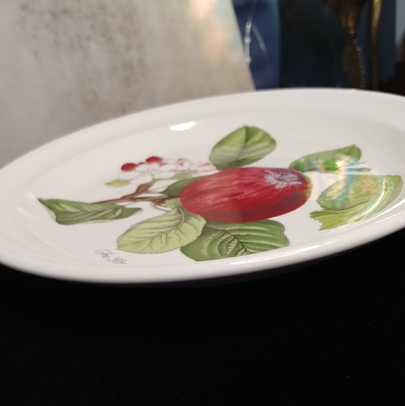 Pomona by Portmeirion Goddess of Fruit China Salad Plate - Hoary Morning Apple - Picture 4 of 9